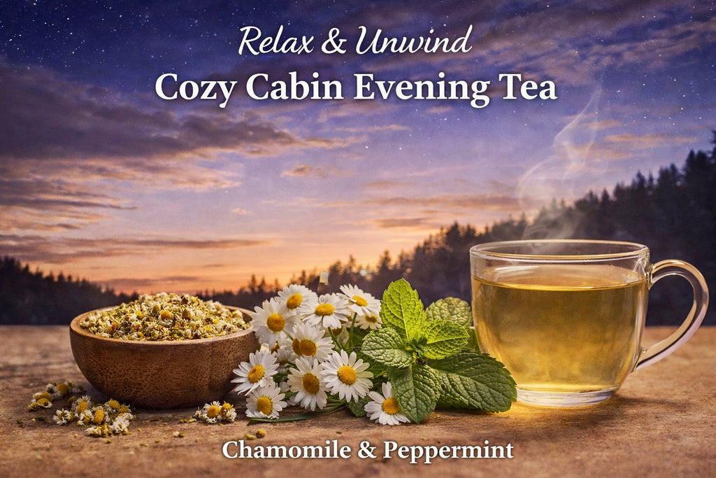Cozy Cabin Calm Evening Chamomile Peppermint Tea