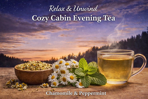Cozy Cabin Calm Evening Chamomile Peppermint Tea