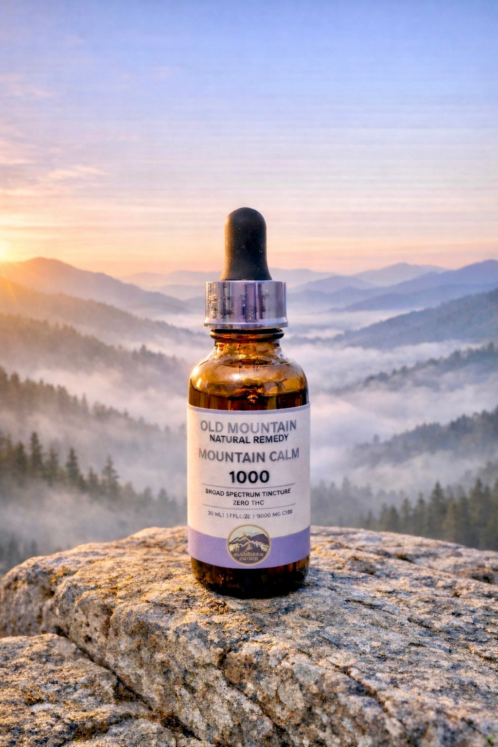 Old Mountain Calm 1000mg Broad-Spectrum CBD Oil – Mint