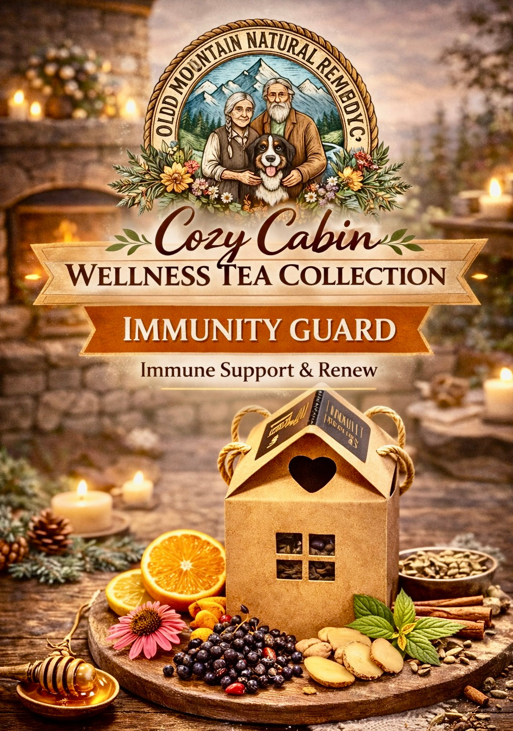 Cozy Cabin Immunity Guard Wellness Tea Blend