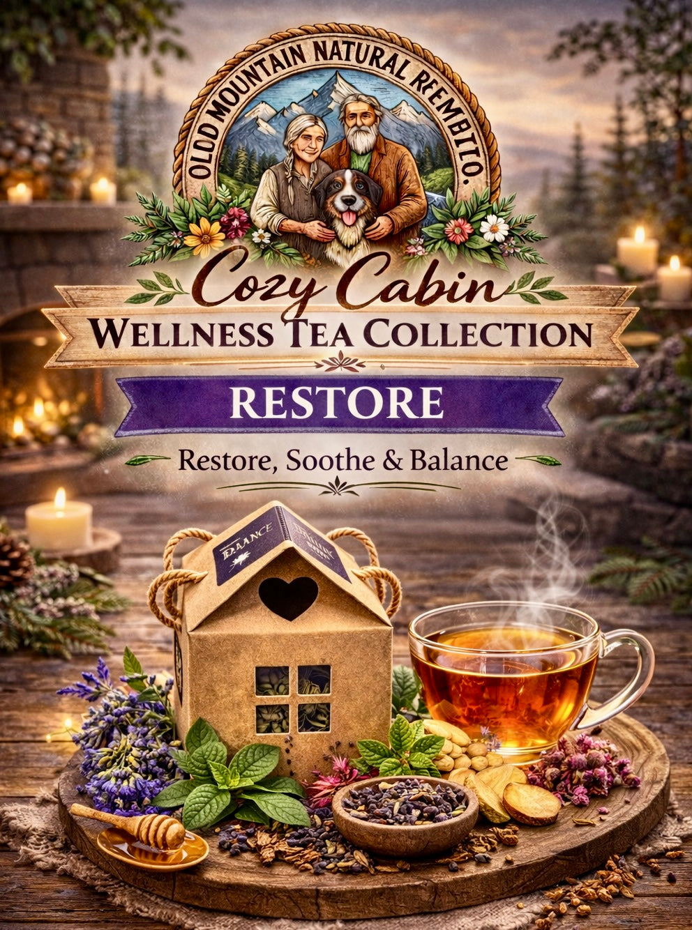 Cozy Cabin Restoration Wellness Tea