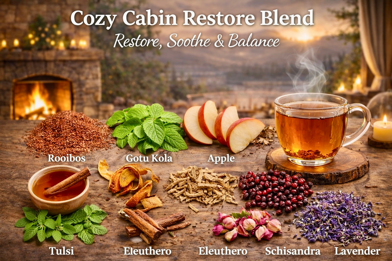 Cozy Cabin Restoration Wellness Tea