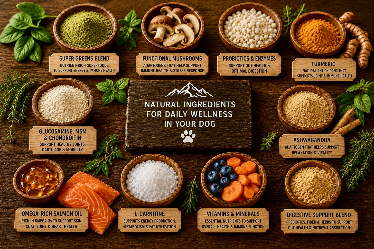 Mountain Lodge K-9 Daily Boost Soft Chews – Superfoods & Functional Mushrooms