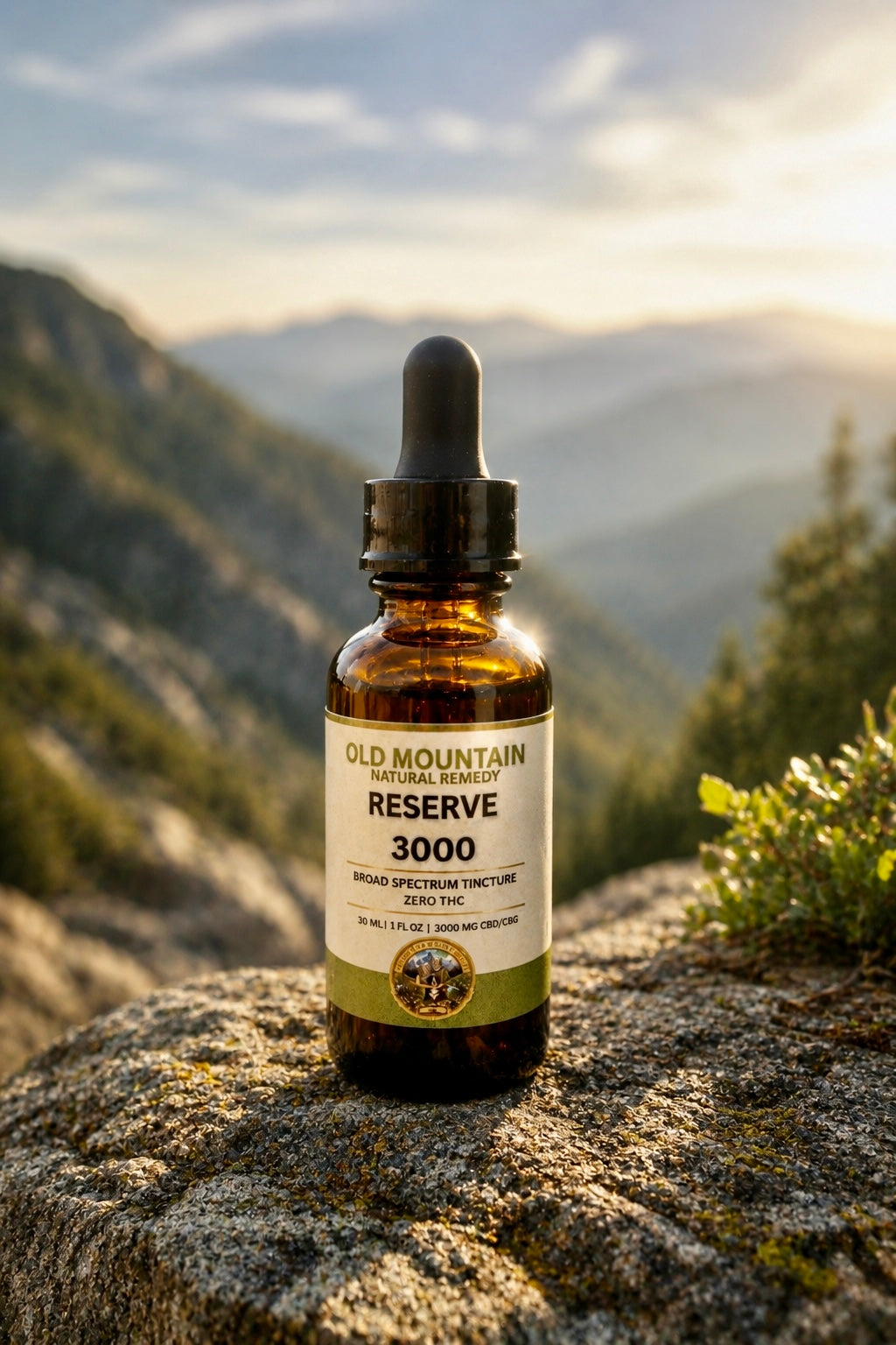 Old Mountain Reserve 3000mg Broad-Spectrum CBD Tincture