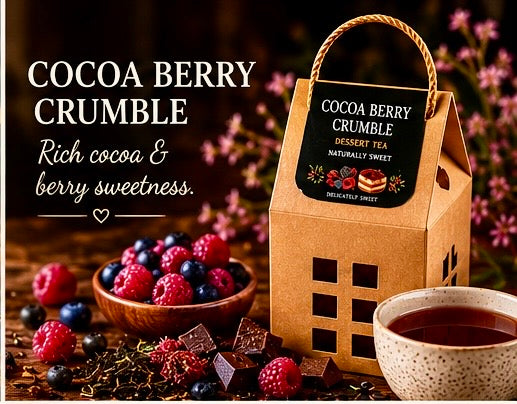 Cozy Cabin Cocoa Berry Crumble