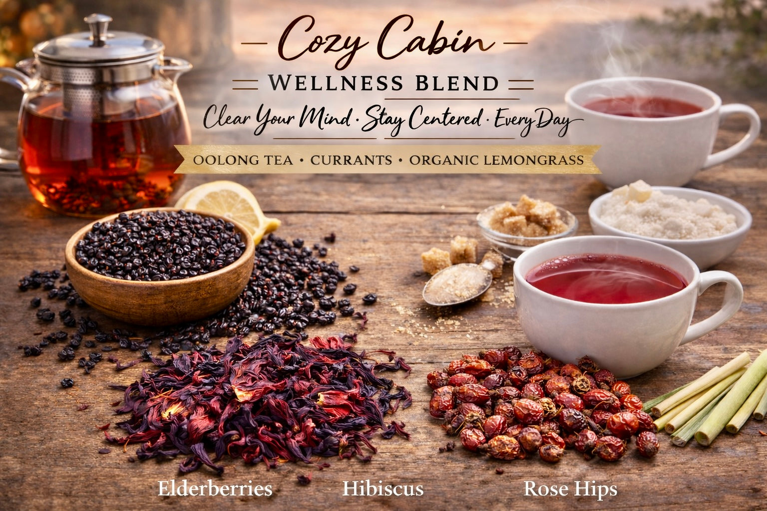 Cozy Cabin Immunity Guard Wellness Tea Blend
