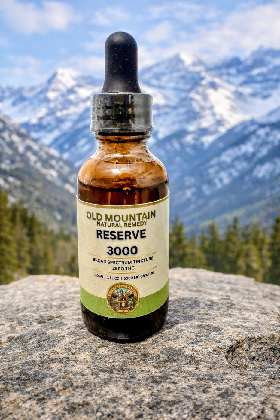 Old Mountain Reserve 3000mg Broad-Spectrum CBD Tincture