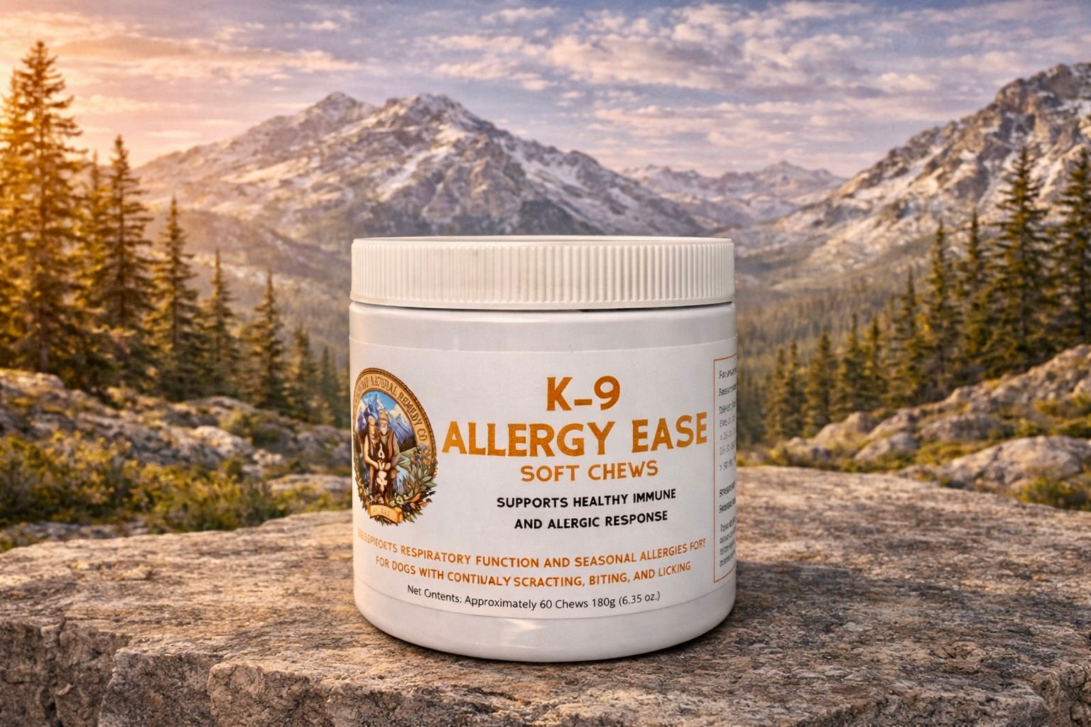Mountain Lodge K-9 Allergy Ease Soft Chews – Probiotic & Colostrum