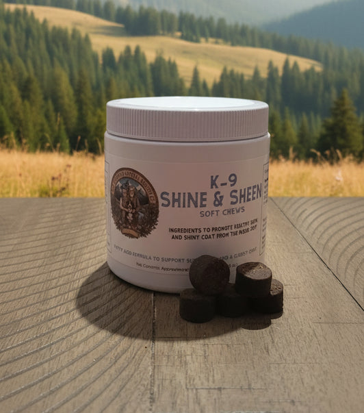 Mountain Lodge K-9 Shine & Sheen Soft Chews – Omega-3 & Biotin